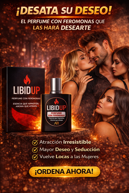 LIBIDUP Perfume con Feromonas para Hombres